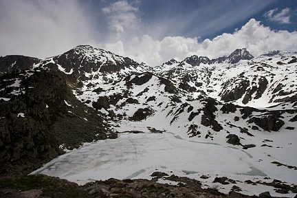 Lac de la Glère depuis le refuge