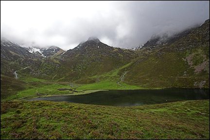 Mauvais temps sur le lac d'Isaby