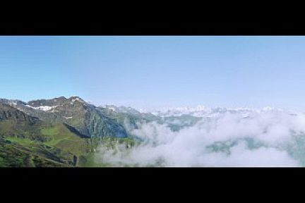Massif du Montaigu vu depuis le Couret