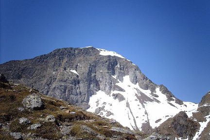 Versant nord du pic de Sauvegarde