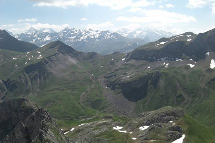 Depuis le Caillabet de Rébec, Balaïtous, Frondellas et Garmo Negro