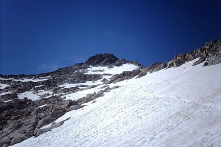 Haut du glacier et pic de Néouvielle