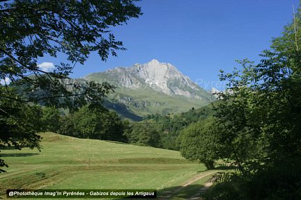 Le Petit Gabizos vu depuis les Artigaus, au-dessus de Marsous