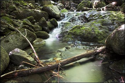 Cascades près du départ du lac de Bastampe
