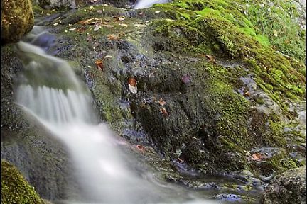 Cascades près du départ du lac de Bastampe