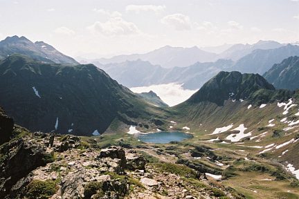 Lac du Lavedan et col d'Uzious