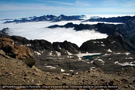 Nuages sur le cirque d'Estaubé
