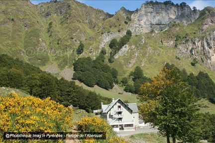 Le refuge de l'Abérouat, vallée d'Aspe
