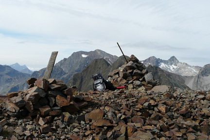 Pic de Bugatet, vue sur le pic Long, Badet, le Cylindre et le Campbieil