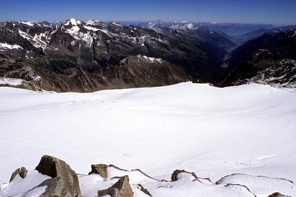 Au sommet du Zuckerhütl - vue 2