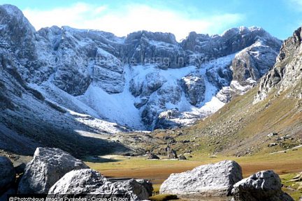 Cirque d'Olibon, vue sur le Visaurin