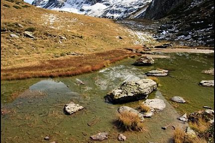 Laquet sur le circuit de redescente du lac de Maucapéra