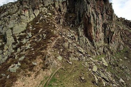 Dernière montée pour le sommet du pic de Pan