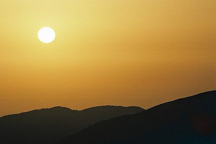 Lever de soleil sur la hourquette d'Ouscouaou
