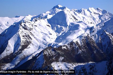 Pic du Midi de Bigorre depuis le Cabaliros