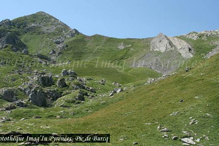 Le pic de Burcq en été