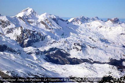Visaurin et Castillo de Acher depuis le Vertice d'Anayet