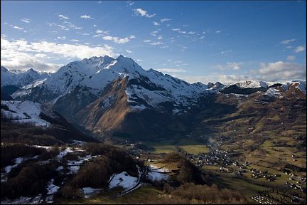Vue sur la vallée depuis le Pic de Pan