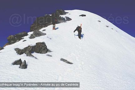 Sommet du pic de Cestrède après 7 heures de montée