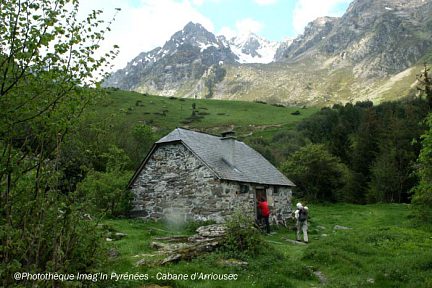 Cabane d'Arriousec, vallée d'Arrens et d'Estaing