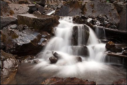 Cascades au dessus de Pragnères - vue 1