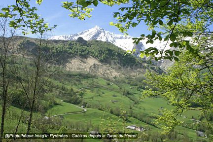 Le Gabizos vu depuis le Turon du Herret