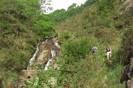 Aiako Harria : Cascades dans le vallon supérieur d'Irusta