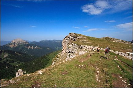 Depuis le sommet de la Dent de Crolles