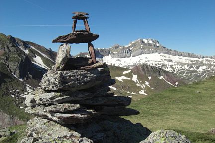 Le Visaurin vu du sommet du pic d'Arri (Est)