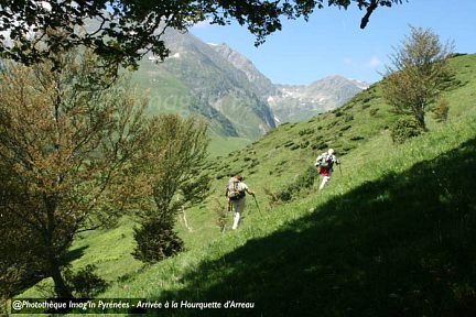 Hourquette d'Arreau et massif de l'Arbizon depuis Barrancoueu
