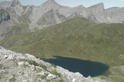 Aiguilles d'Ansabère vues du sommet du Mallo de las Foyas