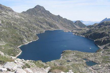 Au dessus du lac du Migouelou