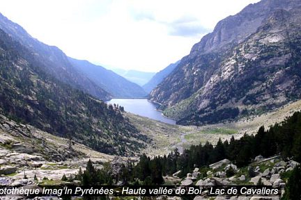 Lac de Cavallers vu en montant au refuge de Ventosa i Calvell