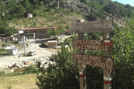 Le GR 20 près du refuge de Capannelle