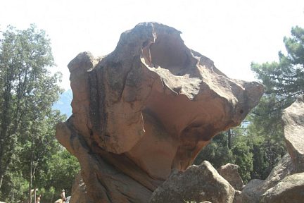 Rocher de la Tête du Chien dans les Calanche de Piana