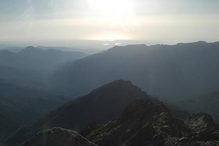 Vue du sommet du Monte Renoso, 2352 m, angle 1