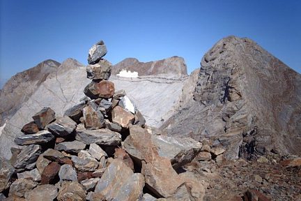 Massif du Vignemale vu depuis le sommet du Grand Tapou