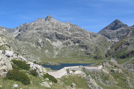 Point de vue sur le lac de Campo Plano
