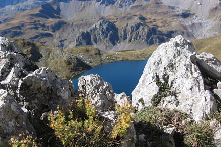 Ibon de acherito vue depuis la breche de Hanas