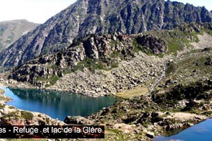 lac et refuge de la Glère