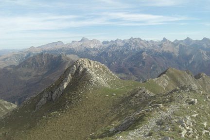 Panorama depuis le sommet de la Kartxela (1982 m)