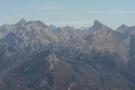 Pics des Trois Rois, Midi d'Ossau et Ansabère depuis la Kartxela