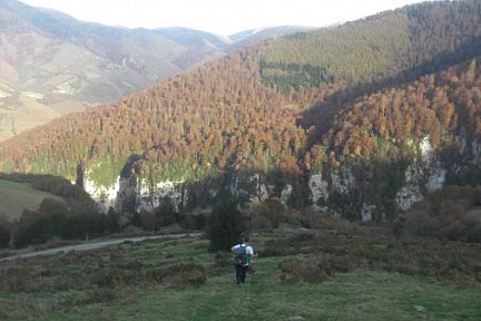 Retour de la Kartxela vers Sainte-Engrâce, gorges de Kakueta