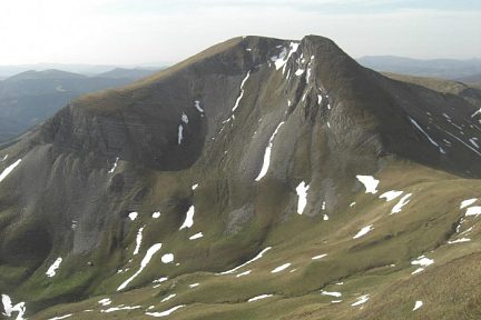 L'Otchogorrigagna vu depuis le sommet de Chardékagagna