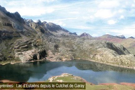 Lac d'Estaëns et Sierra de Secus, montée au Cuchet de Garay