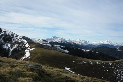Le Douly, vue vers l'Arbizon et le Pic du Midi