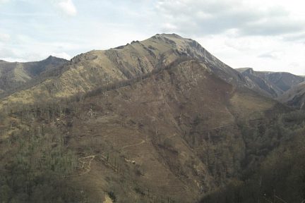Le sommet d'Errozaté (1345 m)