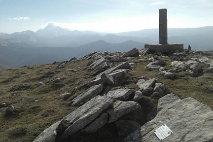 Le pic d'Orhy vu depuis le sommet du Mendizar