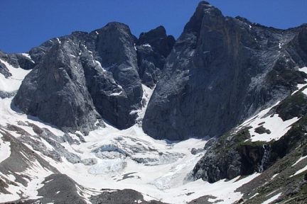 Face nord du Vignemale en juin 2009