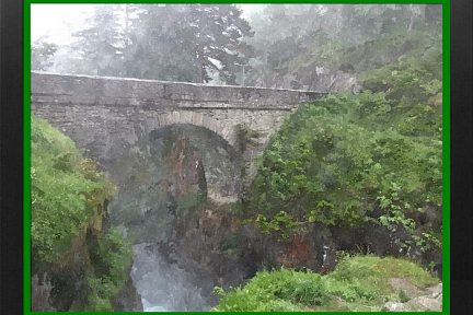 Pont d'Espagne, photo stylisée